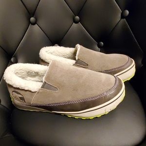 Sorel slip on moccasins women's size 8